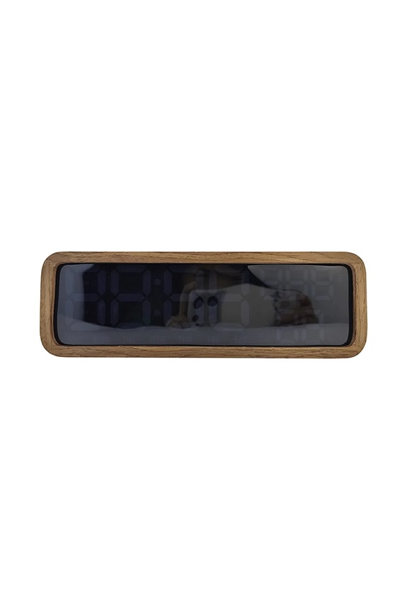 Karlsson budilka namizna lesena rjava KA6145DW