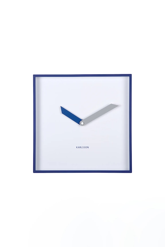 Karlsson ceas de perete din plastic bleumarin KA6112BL