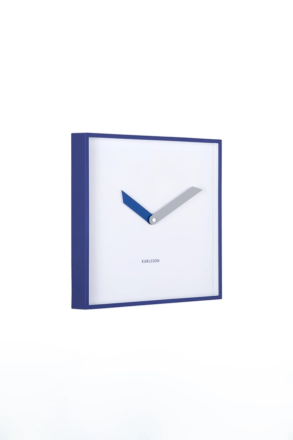 Karlsson ceas de perete din plastic KA6112BL bleumarin AA00