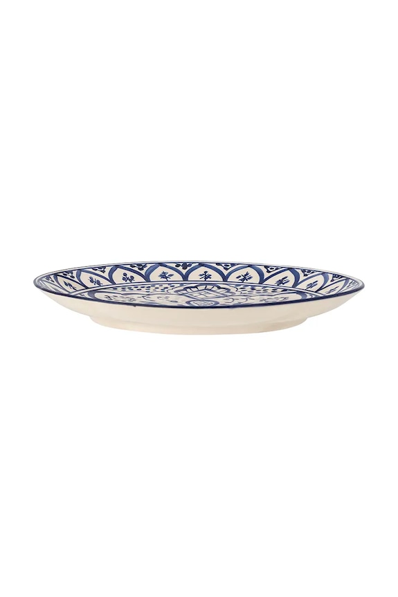 Plochý tanier Bloomingville Karlie 27,5 cm 82068278 modrá AA00