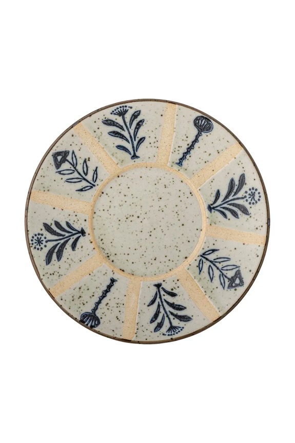 Bloomingville farfurie de desert Leonie 16 x 2 cm albastru 82060837