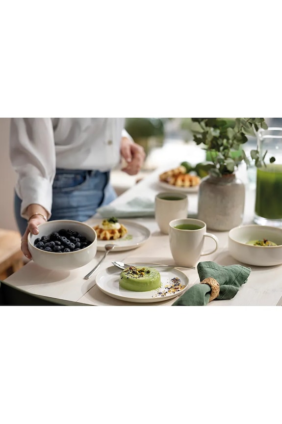 Villeroy & Boch set mic dejun pentru 2 persoane Crafted Cotton 6-pack 19.5183.9071 bej AA00
