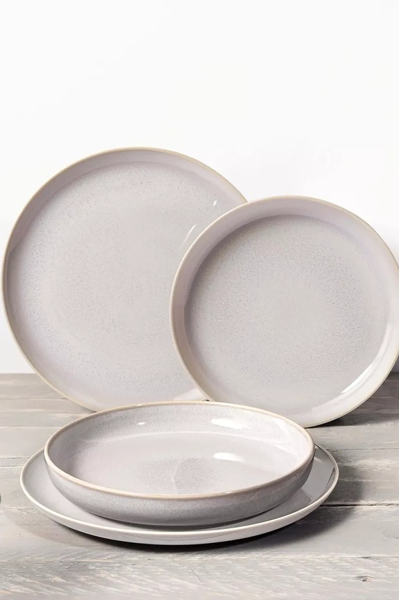 Villeroy & Boch set da pranzo Crafted Cotton pacco da 4 19.5183.8547 beige AA00