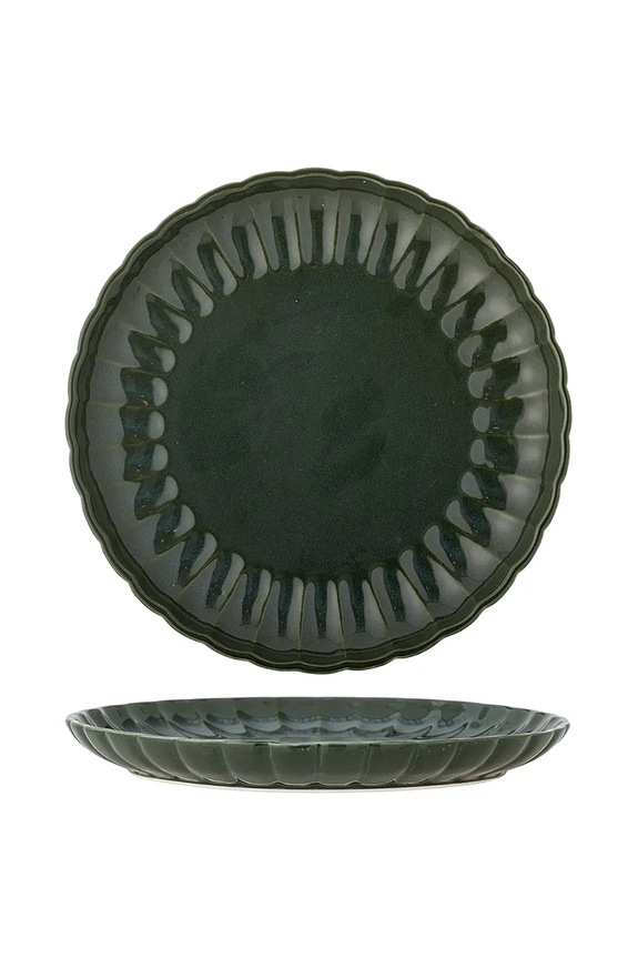 Kuchnia i bar Bloomingville talerz płaski Latina 27 cm 82061941 zielony