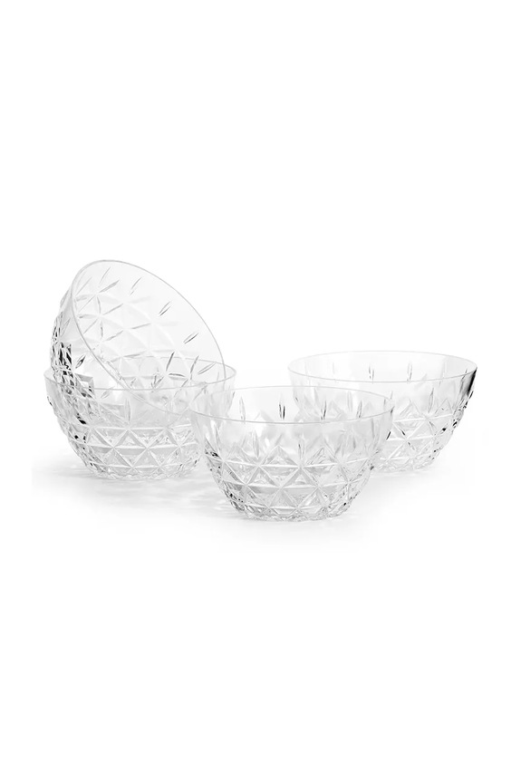 Komplet posod Sagaform Picknick Juni 600 ml 4-pack transparentna 5017338