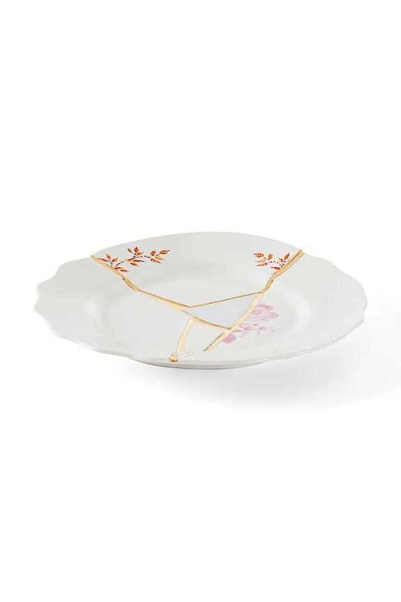 Десертна чиния Seletti KINTSUGIn1 09601 бял AA00