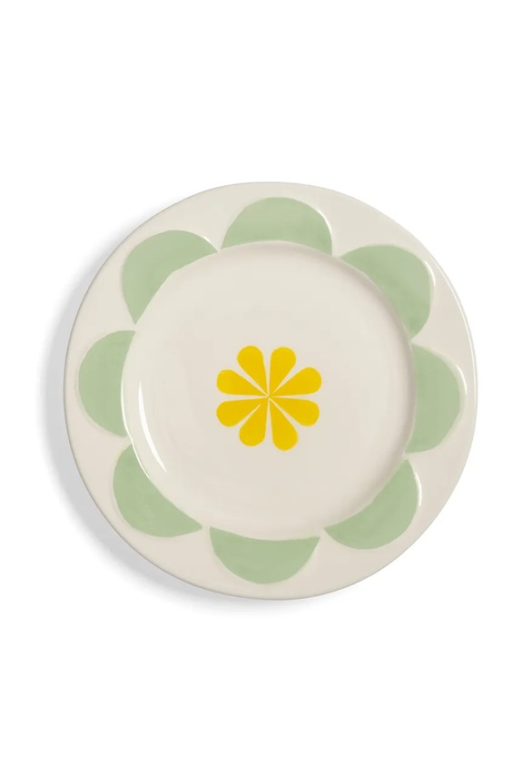 &k amsterdam set di piattini folk small 17,5 cm pacco da 4 multicolore 2190.04