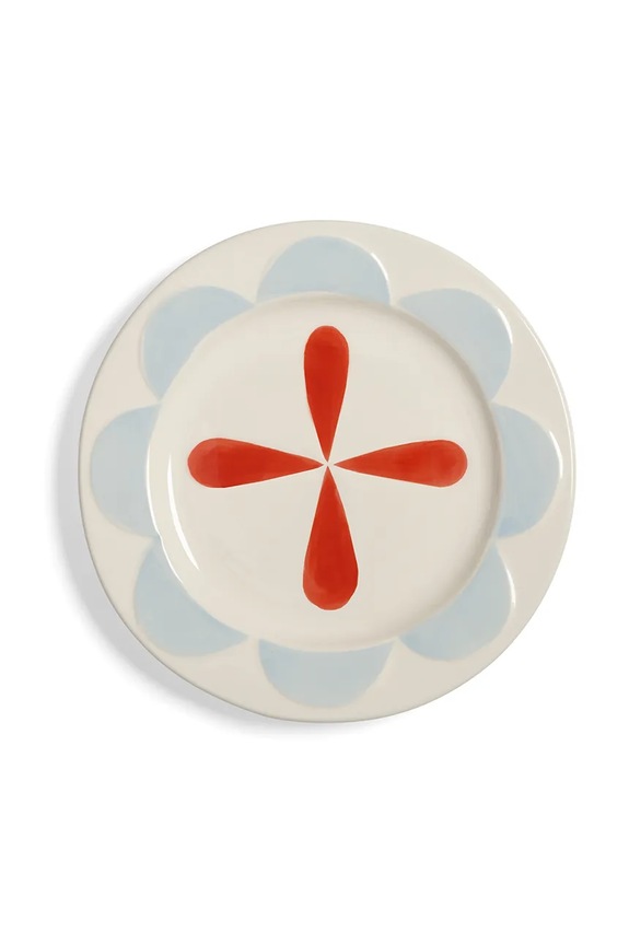 &k amsterdam set di piattini folk small 17,5 cm pacco da 4 2190.04 multicolore