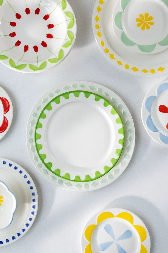 &k amsterdam set di piattini folk small 17,5 cm pacco da 4 2190.04