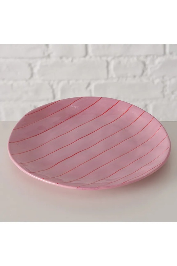 Boltze talerz Nordica 20 x 18 cm 2061791 różowy AA00