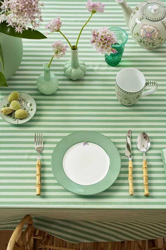 Кухня и бар Набор десертных тарелок Pip Studio Lily&Lotus 21 cm 6 шт 51001496 зелёный