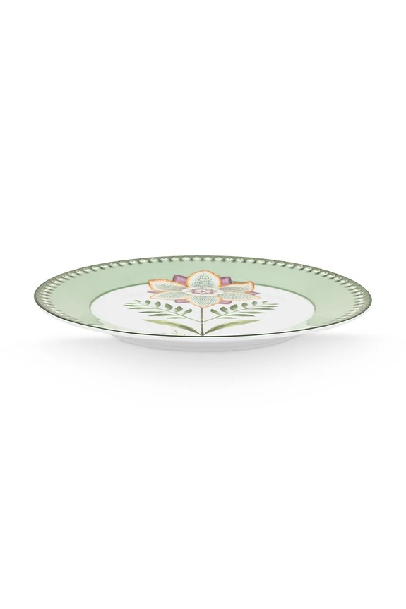 Pip Studio piatto da dessert Plate Lily&Lotus Light 21,4 cm 51001497 verde AA00