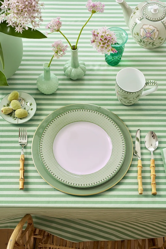 Bucătărie și bar Pip Studio farfurie plată Lily&Lotus 26,5 cm 51001501 verde