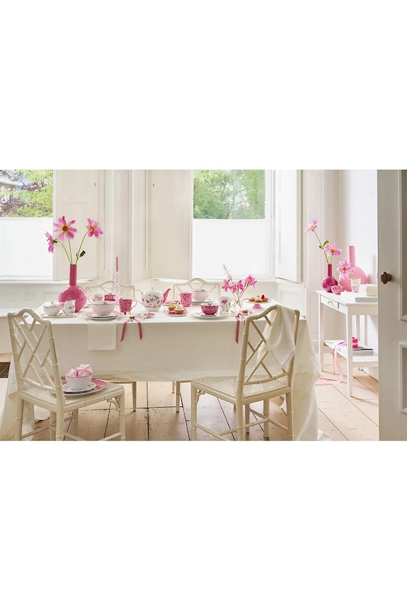 Pip Studio előételes tányérok készlete Four Jolie Flowers 12 cm 6 db 51001503 rózsaszín