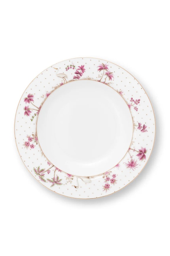 Pip Studio desszert tányér Jolie Dots 21,5 cm fehér 51001506