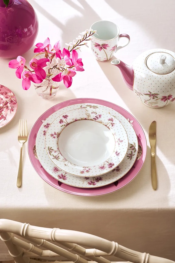 Konyha és bár Pip Studio desszert tányér Jolie Dots 21,5 cm 51001506 fehér