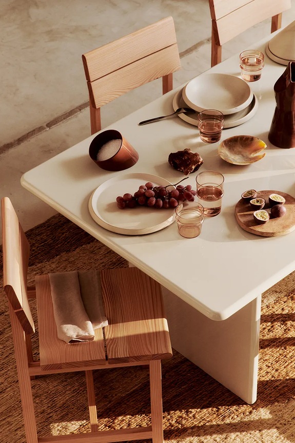 Тарілка ferm LIVING Erena 1104270739 бежевий