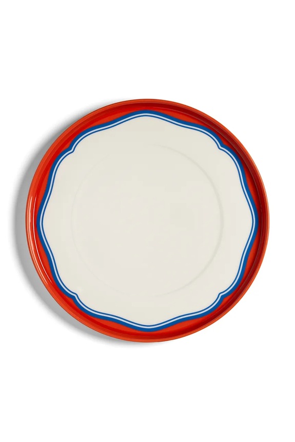Plochý tanier &k amsterdam daydream bulge red 26 cm červená PL001.3