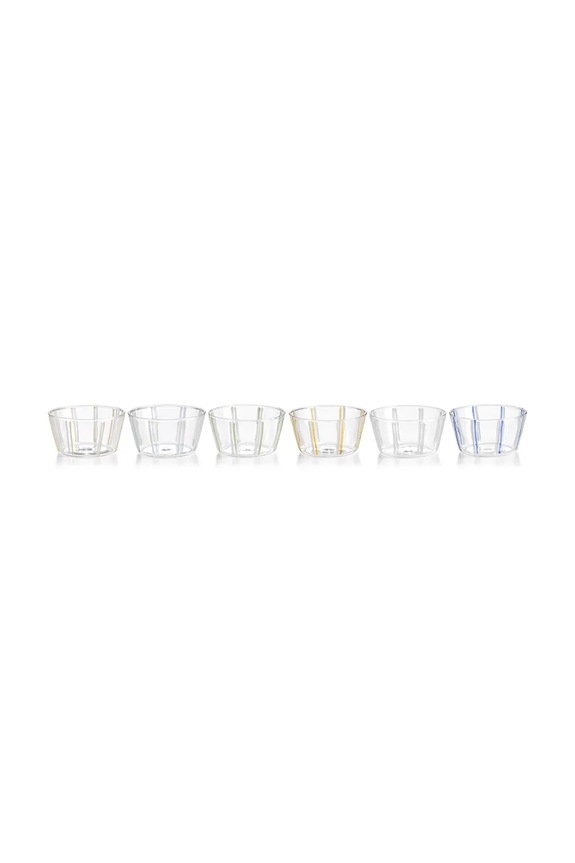Sada misiek IVV 400 ml 6-pak priesvitná 8818.1