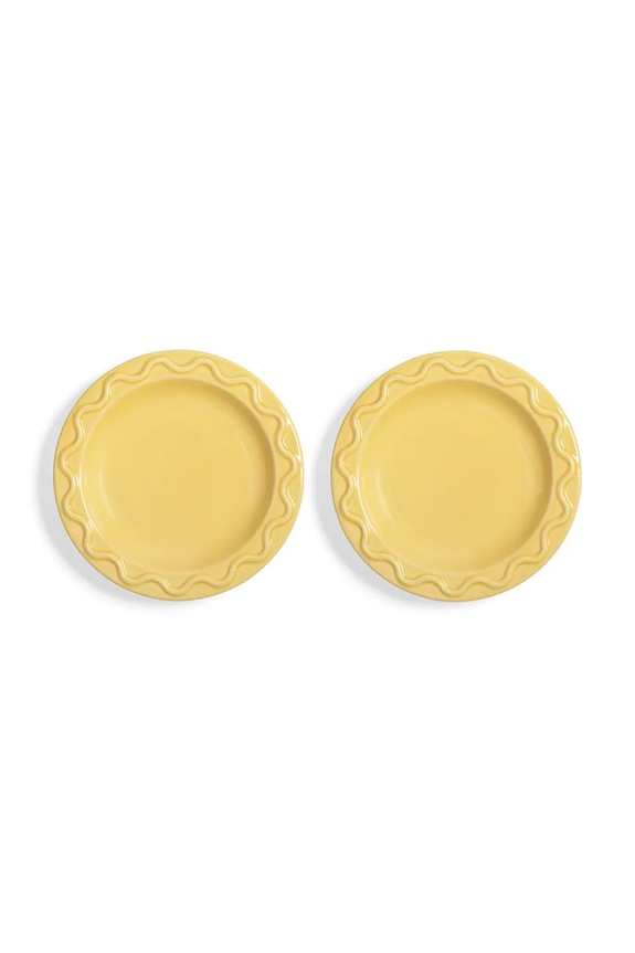 Sada dezertných tanierov &k amsterdam mochi 17,5 cm 2-pak žltá 2191.04