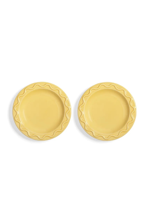 Sada dezertných tanierov &k amsterdam mochi 17,5 cm 2-pak žltá 2191.04