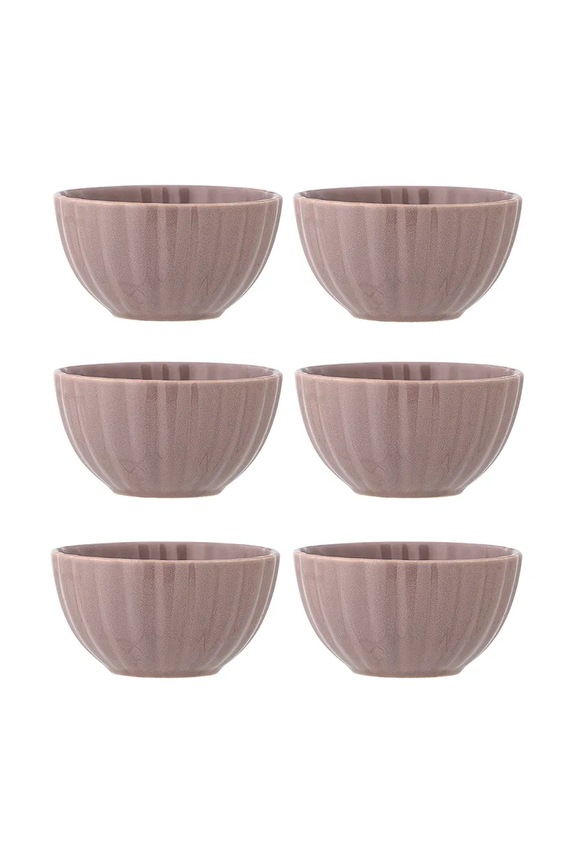 Komplet posod Bloomingville Latina 400 ml 6-pack roza 82061203