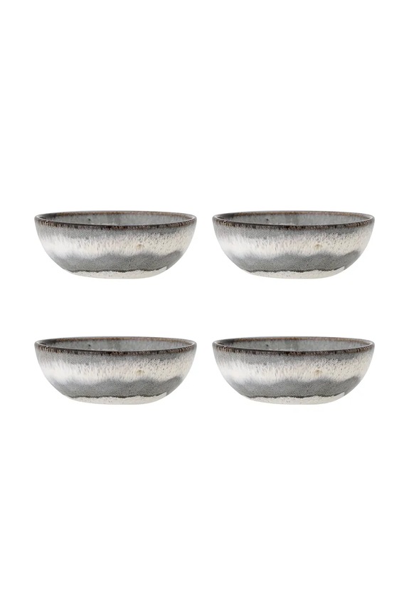 Komplet posod Bloomingville Paula 525 ml 4-pack siva 82061191