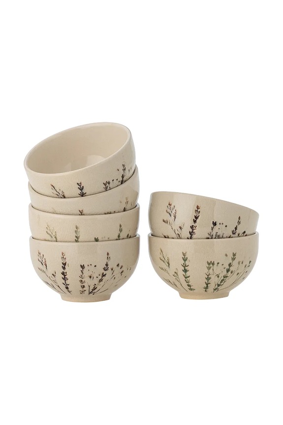 Σετ μπολ Bloomingville Bea 300 ml 6-pack μπεζ 82061546