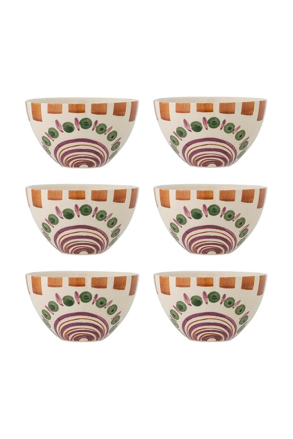 Komplet posod Bloomingville Shama 335 ml 6-pack pisana 82061621