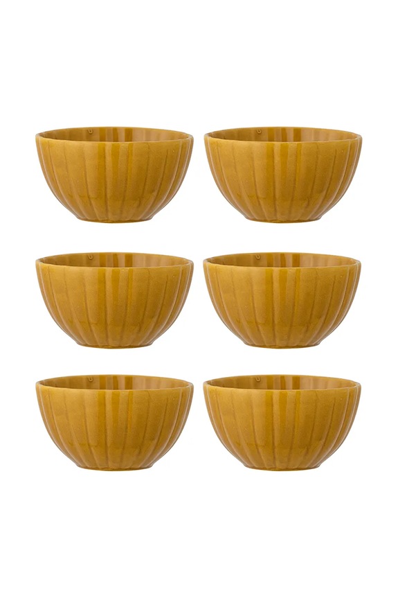 Σετ μπολ Bloomingville Latina 165 ml 6-pack κίτρινο 82061196