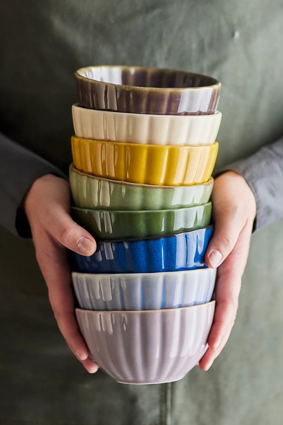 Σετ μπολ Bloomingville Latina 165 ml 6-pack 82061196 κίτρινο AA00