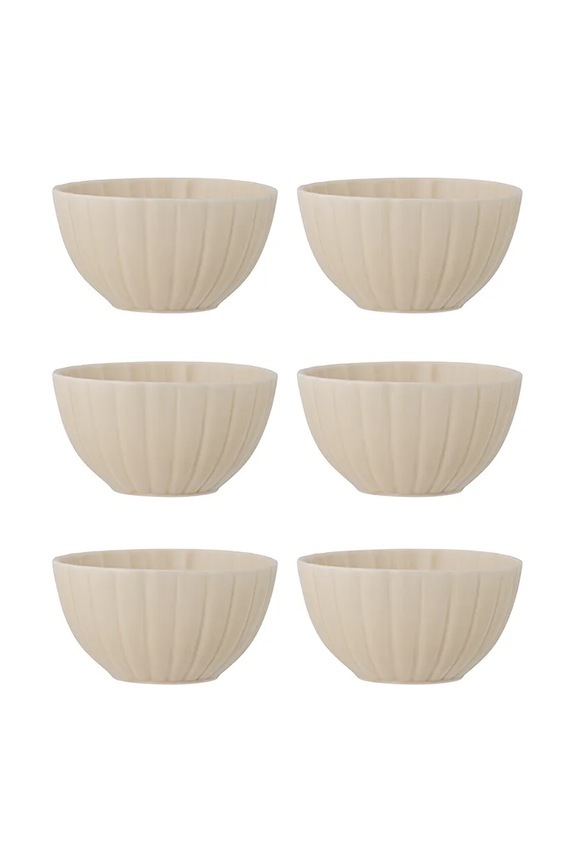Bloomingville set de boluri Latina 165 ml 6-pack bej 82061194