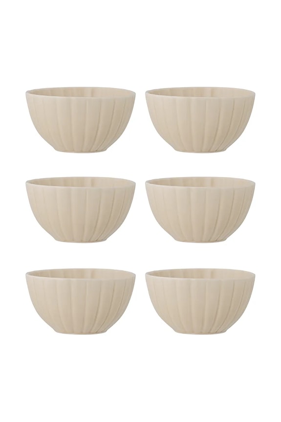 Bloomingville set de boluri Latina 165 ml 6-pack bej 82061194