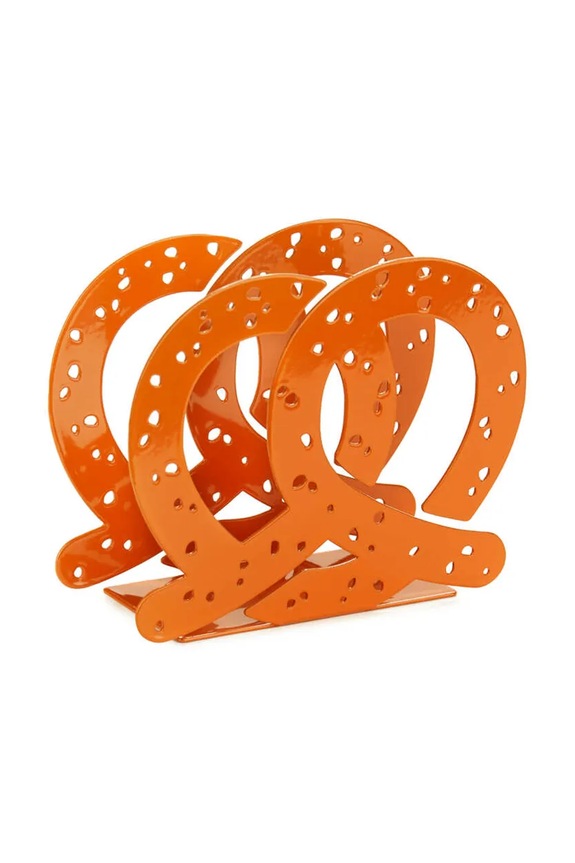 Balvi suport de servetele Pretzel 12,5 x 14 x 5,3 cm portocaliu 28083