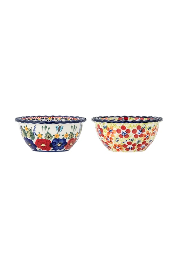 Bloomingville set de boluri Florist 380 ml 2-pack 82072586 rosu AA00