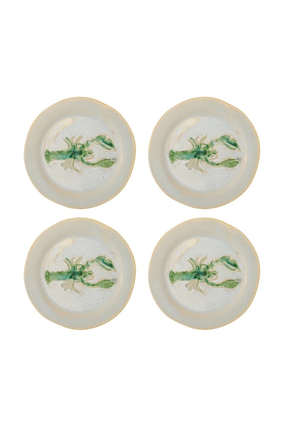 Bloomingville set de farfurii pentru salată Hadden 21 cm 4-pack multicolor 82072544