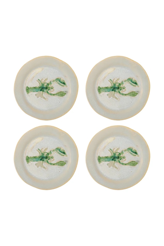 Bloomingville set de farfurii pentru salată Hadden 21 cm 4-pack multicolor 82072544