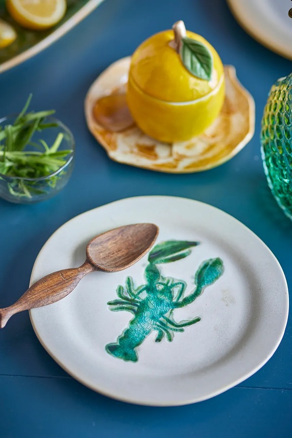 Bloomingville set de farfurii pentru salată Hadden 21 cm 4-pack multicolor 82072544