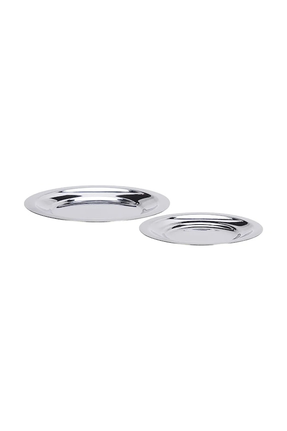 Набор тарелок Madam Stoltz 10 / 12,5 cm 2 шт серый 39058.59