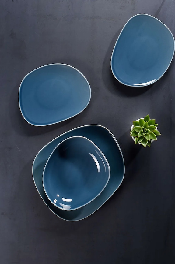 Tanier Villeroy & Boch Organic 28,5 x 23,7 cm 1952912610 tmavomodrá AA00