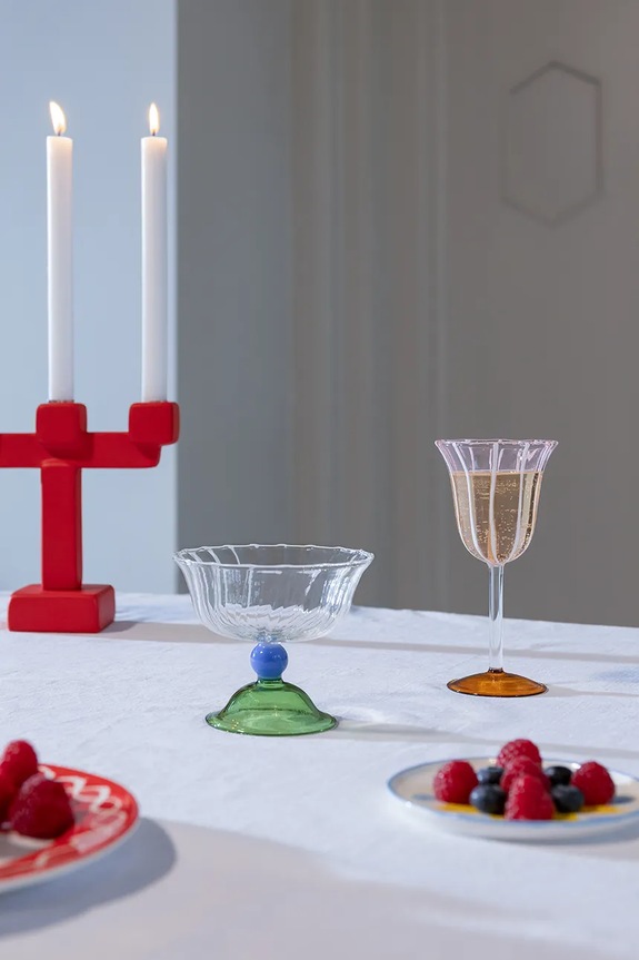 Cucina e Bar &k amsterdam set copper per dessert tulip 300 ml pacco da 2 351.07 multicolore