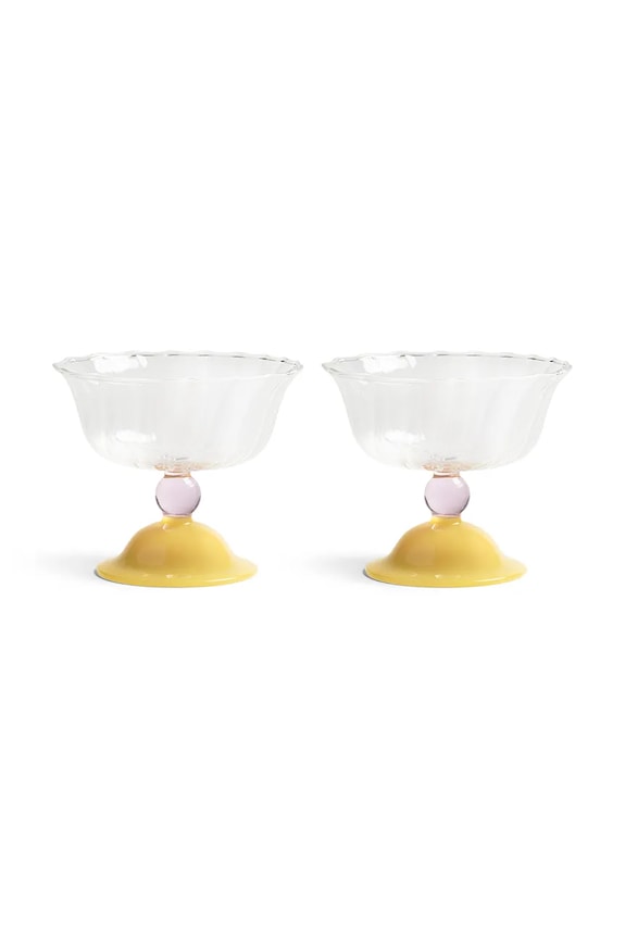 &k amsterdam set copper per dessert tulip 300 ml pacco da 2 multicolore 351.06