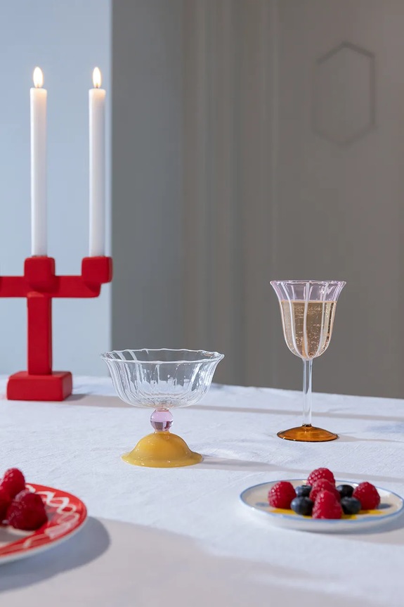Cucina e Bar &k amsterdam set copper per dessert tulip 300 ml pacco da 2 351.06 multicolore