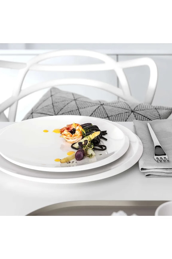 Konyha és bár Villeroy & Boch tálaló tányér New Moon 32 cm 10.4264.2680 fehér