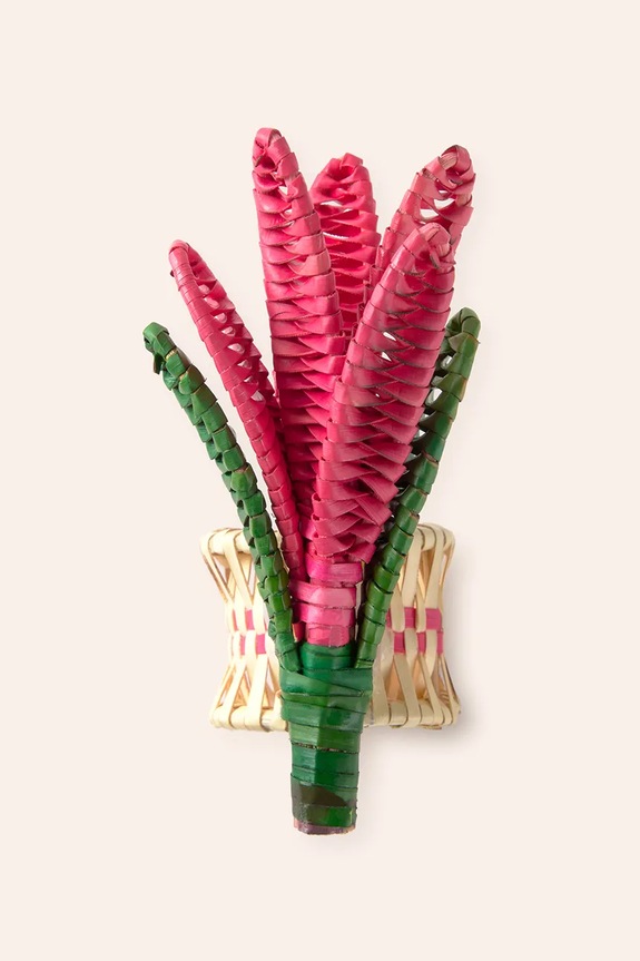 Calma House inel pentru șervețele Lilium 3,5 x 8 cm multicolor LILIUM.3D.ROS