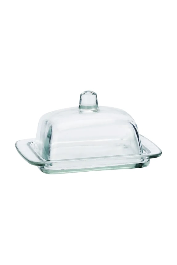 Madam Stoltz recipient din sticlă 17 x 12 x 10 cm transparent EV.4475