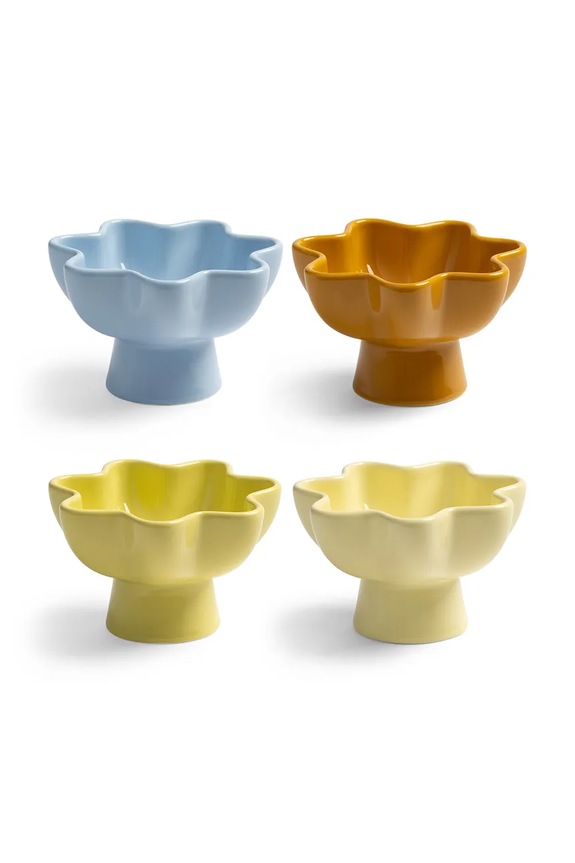 &k Amsterdam zestaw miseczek z kamionki 7 cm multicolor 2838.08