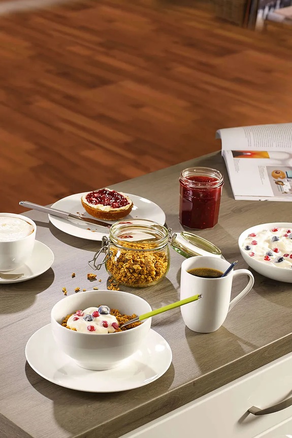 Villeroy & Boch sada raňajková vyrobená z porcelánu 10.4153.7041 biela AA00