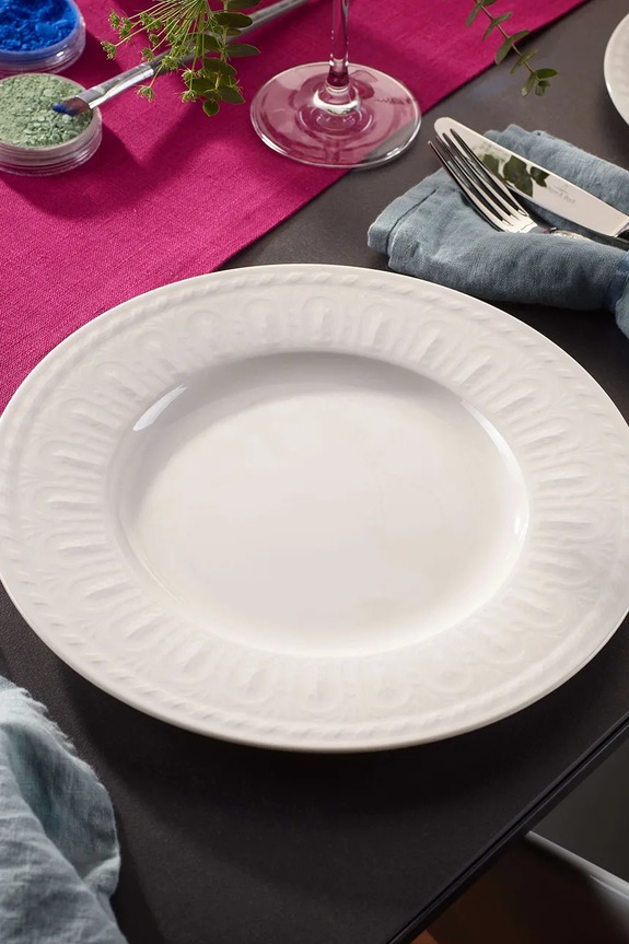 Villeroy & Boch talerz obiadowy z porcelany 27 cm 10.4600.2610 biały AA00