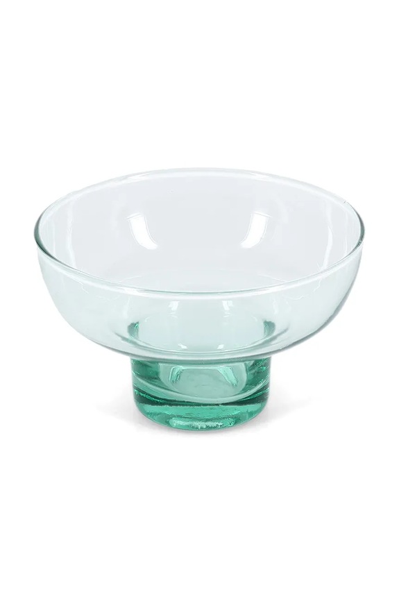 BonBistro zestaw miseczek do serwowania ze szkła barwionego 13,5 x 8 cm 614317 turkusowy AA00